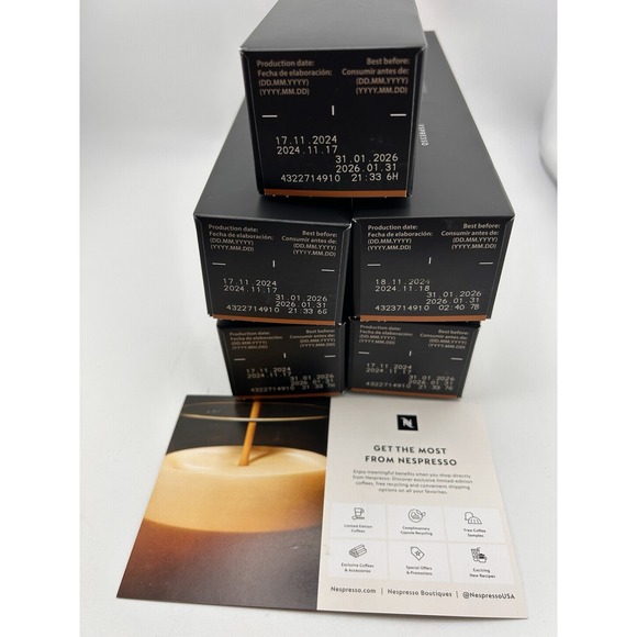 Nespresso Capsules Vertuo, Orafio, Medium Roast Espresso, 50-Count - Picture 2 of 8